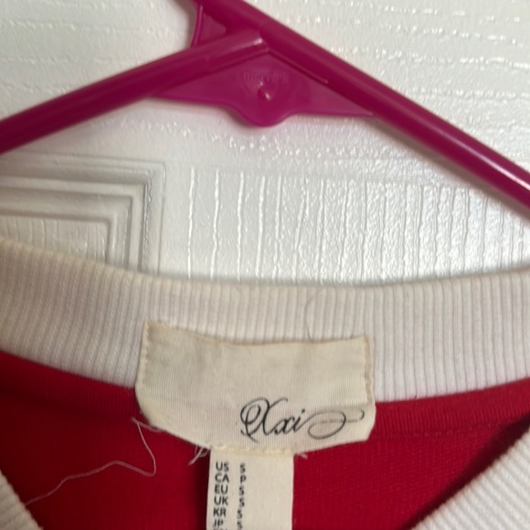 Forever 21 Red White Varsity Letterman Jacket - Picture 3 of 4